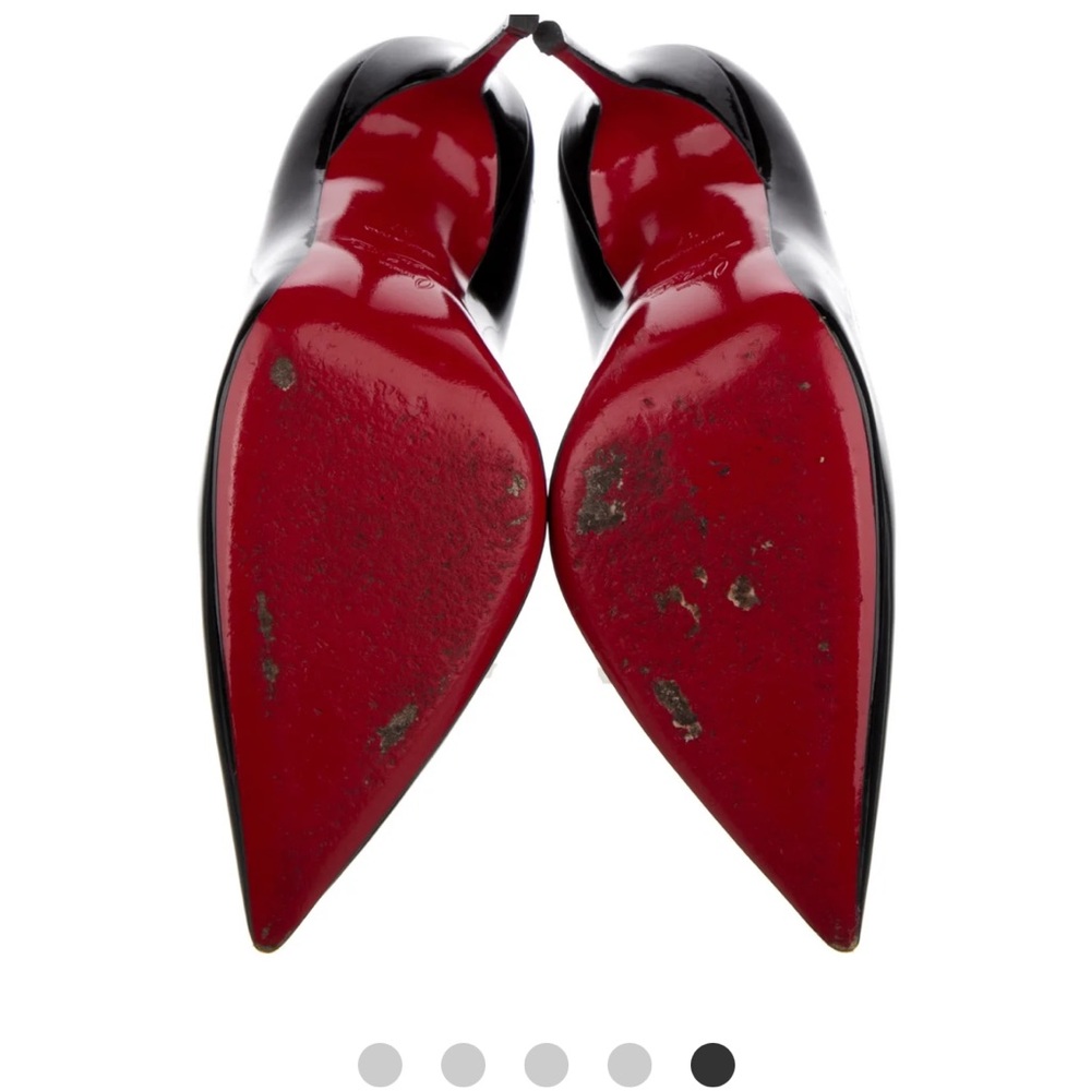 Kate 100 mm Pumps - Patent calf leather - Black